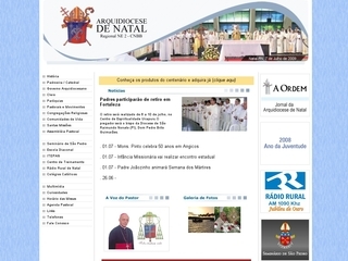 Thumbnail do site Arquidiocese de Natal 