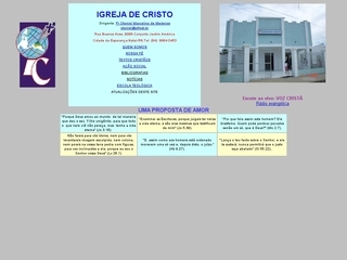 Thumbnail do site Igreja de Cristo