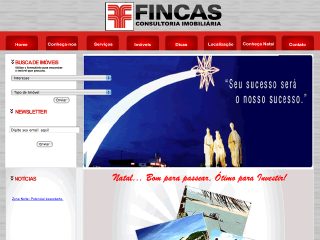 Thumbnail do site Fincas Consultoria Imobiliria