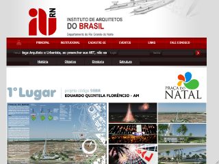 Thumbnail do site IAB RN - Instituto dos Arquitetos do Brasil, Departamento do RN