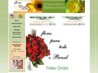 Thumbnail do site Floricultura Flores Dora