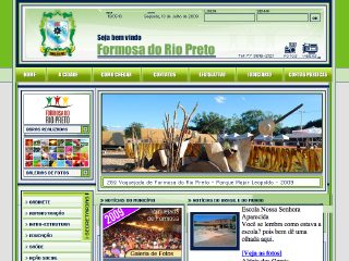 Thumbnail do site Prefeitura Municipal de Formosa do Rio Preto
