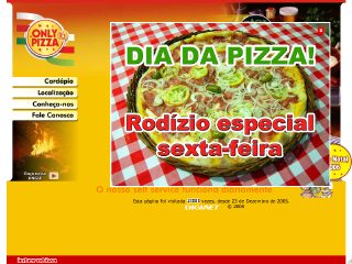 Thumbnail do site Only Pizza