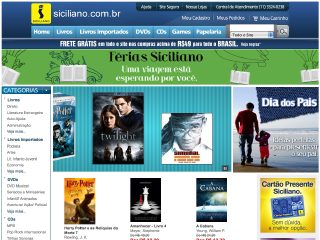 Thumbnail do site Livraria Siciliano