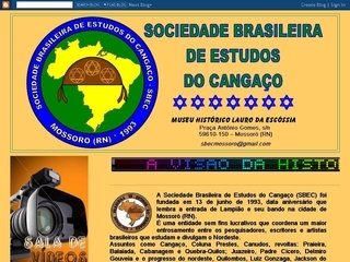 Thumbnail do site Sociedade Brasileira de Estudos do Cangao