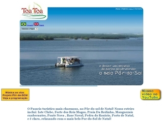 Thumbnail do site Passeios de barco no pr-do-sol do Rio Potengi