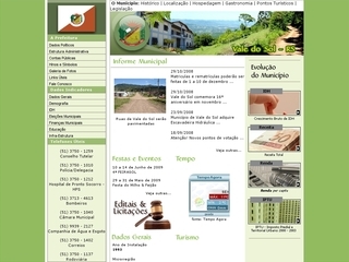 Thumbnail do site Prefeitura Municipal de Vale do Sol