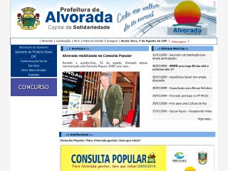Thumbnail do site Prefeitura Municipal de Alvorada