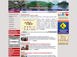 Thumbnail do site Prefeitura Municipal de Gravataí 