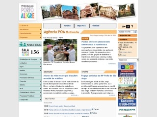 Thumbnail do site Prefeitura Municipal de Porto Alegre