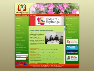 Thumbnail do site Prefeitura Municipal de Sapiranga