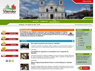 Thumbnail do site Prefeitura Municipal de Viamo