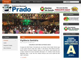 Thumbnail do site Prefeitura Municipal de Prado