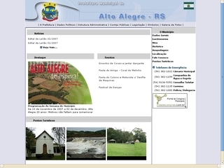 Thumbnail do site Prefeitura Municipal de Alto Alegre