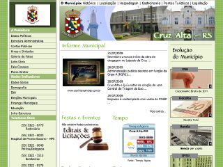 Thumbnail do site Prefeitura Municipal de Cruz Alta