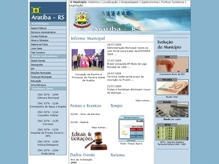 Thumbnail do site Prefeitura Municipal de Aratiba