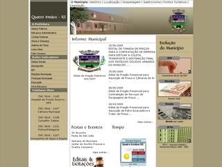 Thumbnail do site Prefeitura Municipal de Quatro Irmos