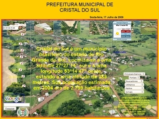 Thumbnail do site Prefeitura Municipal de Cristal do Sul