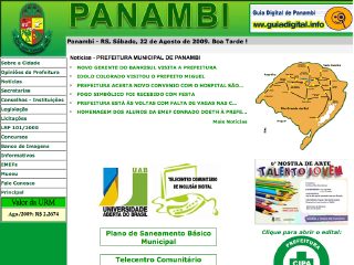 Thumbnail do site Prefeitura Municipal de Panambi