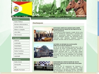Thumbnail do site Prefeitura Municipal de Santo Augusto