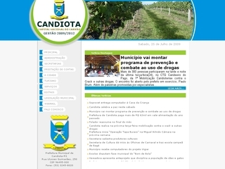 Thumbnail do site Prefeitura Municipal de Candiota