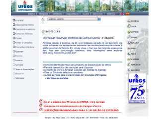 Thumbnail do site UFRGS - Universidade Federal do Rio Grande do Sul