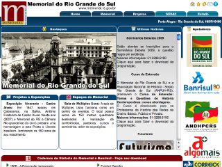 Thumbnail do site Memorial do Rio Grande do Sul