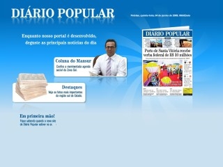Thumbnail do site Jornal Diário Popular 