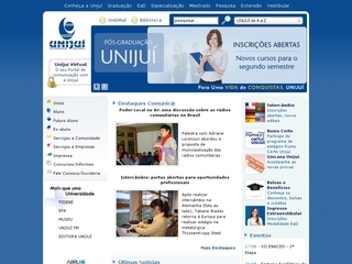 Thumbnail do site UNIJU - Universidade Regional do Noroeste do Estado do Rio Grande do Sul