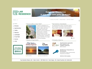 Thumbnail do site Hotel Lar Residence