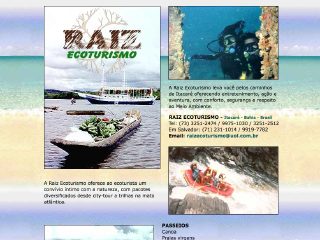 Thumbnail do site Raiz Ecoturismo