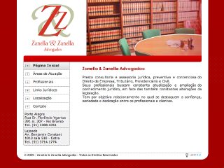 Thumbnail do site Zanella & Zanella Advogados