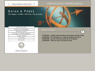 Thumbnail do site Gaiga & Peres Advocacia Empresarial