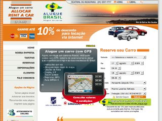 Thumbnail do site Allocar Rent a Car