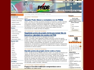 Thumbnail do site PMDB de Porto Alegre