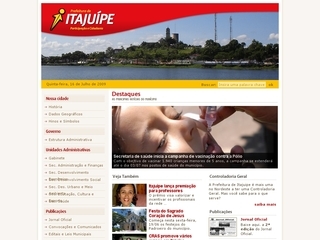 Thumbnail do site Prefeitura Municipal de Itajupe