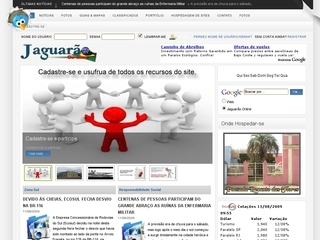 Thumbnail do site Jaguarão Online