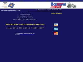 Thumbnail do site Bazzoni Rent a Car Locadora de Veiculos