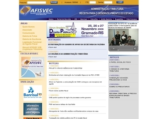 Thumbnail do site AFISVEC - Associao dos Fiscais de Tributos Estaduais