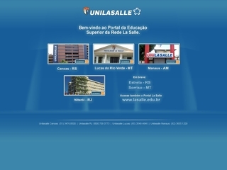 Thumbnail do site Unilasalle Canoas - Centro Universitrio La Salle