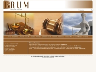 Thumbnail do site Brum Advogados