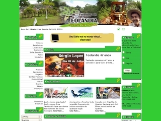 Thumbnail do site Prefeitura Municipal de Teolndia