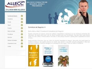 Thumbnail do site Allecc Corretora & Consultoria em Seguros