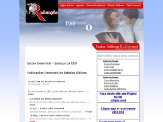Thumbnail do site Escola Dominical - Esboos da EBD