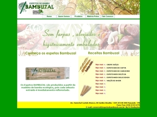 Thumbnail do site Espetos de bambu BAMBUZAL