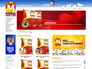 Thumbnail do site Marlia Nutri - Nutrio Animal Ltda.