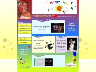 Thumbnail do site Happy Days Mensagens