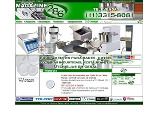 Thumbnail do site Magazine286 - Equipamentos & utenslios para cozinhas