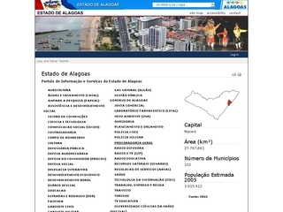 Thumbnail do site Governo do Estado de Alagoas