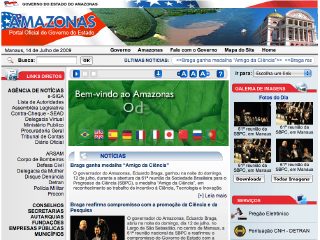 Thumbnail do site Governo do Estado do Amazonas